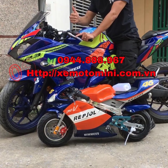 Xe moto mini - xe tam mao - xe tre em - xe ruoi