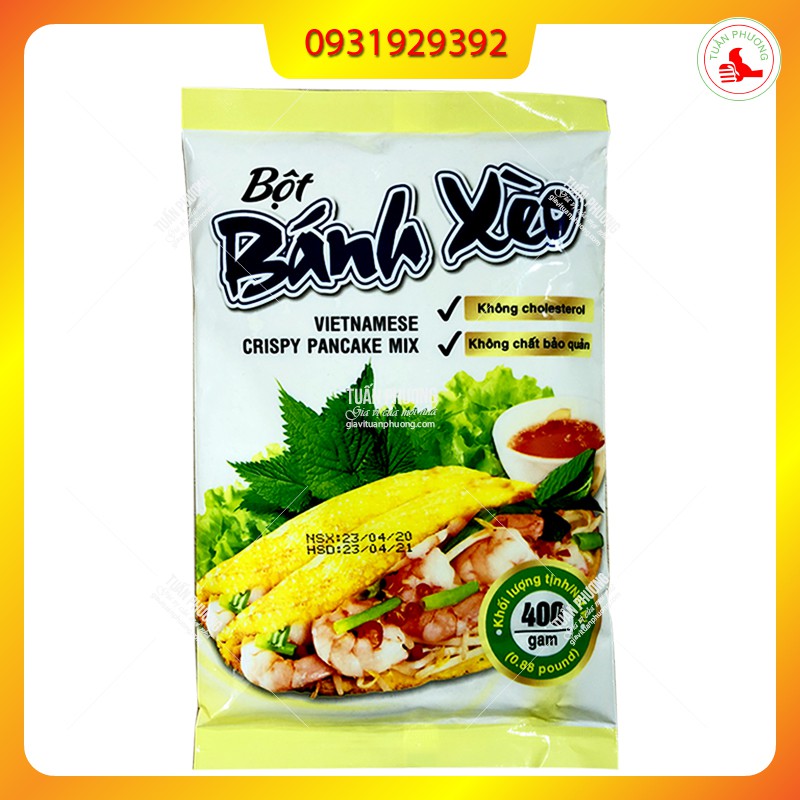 Bột Banh Xèo 400g/ thùng 20 gói