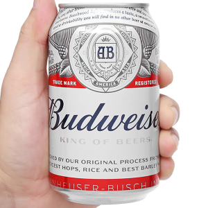 Budweise lon 330ml - Bia Hoa Kỳ chuẩn hiệu vị lạ hấp dẫn