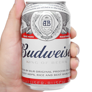 Budweise lon 330ml - Bia Đức chuẩn hiệu vị lạ hấp dẫn