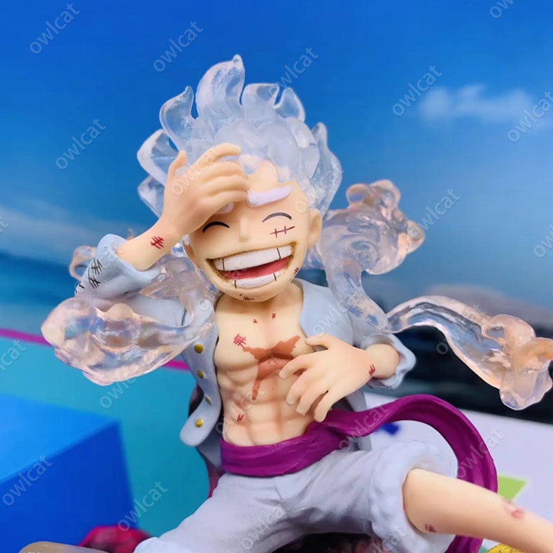 Mô Hình Nhân Vật One Piece Gear 5 Luffy  Nika Fruit Awakening VS Kaidou 10cm Monkey D Luffy PVC Figure Wano Version Gear Fifth Wanokuni Anime Onepiece Straw Hat Pirate