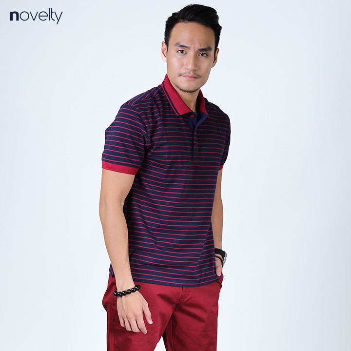 Áo thun Polo nam Novelty kẻ sọc 180033N