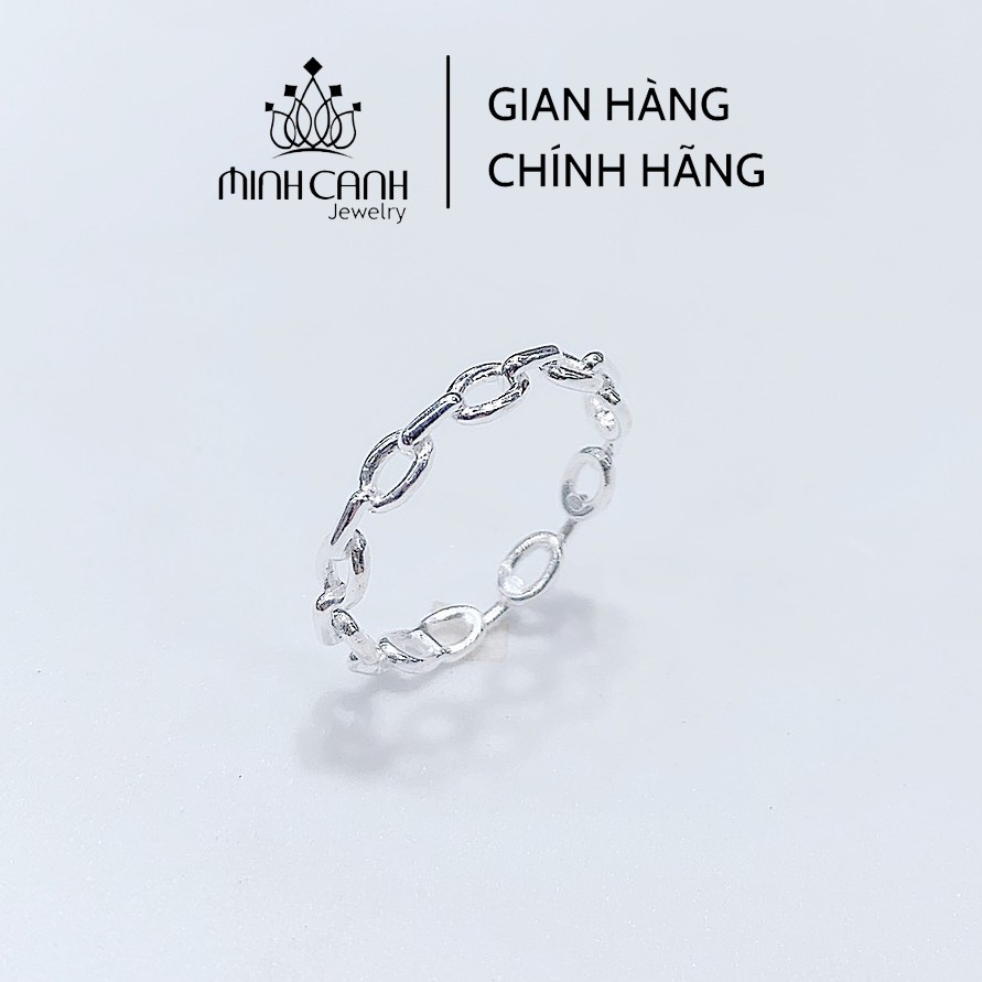 Nhẫn Bạc Nữ Hình Xích Cá Tính - Minh Canh Jewelry