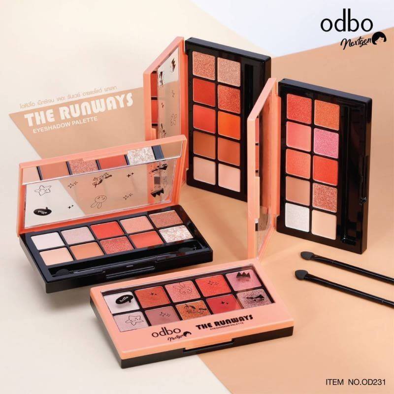 Phấn Mắt 10 ô Odbo The Runways Collection-[Cocolux]