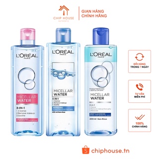 Tẩy trang loreal - l'oreal paris 3-in-1 micellar water 400ml