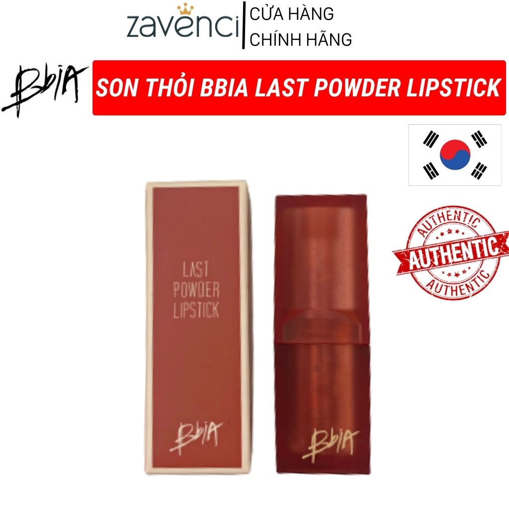 Son Lì BBIA Last Powder Lipstick Dạng Thỏi Không Trôi (3,5g)