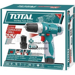 Máy khoan pin có búa 12V TOTAL