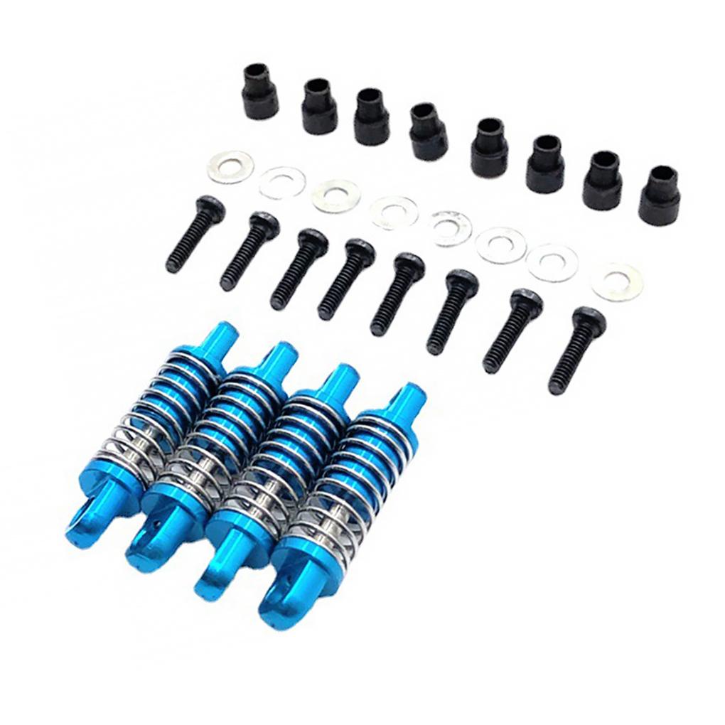 Bộ 4 Món Giảm Xóc Bằng Kim Loại Cho Mô Hình Xe Điều Khiển Wltoys K969 K979 K989 Tỉ Lệ 1: 28