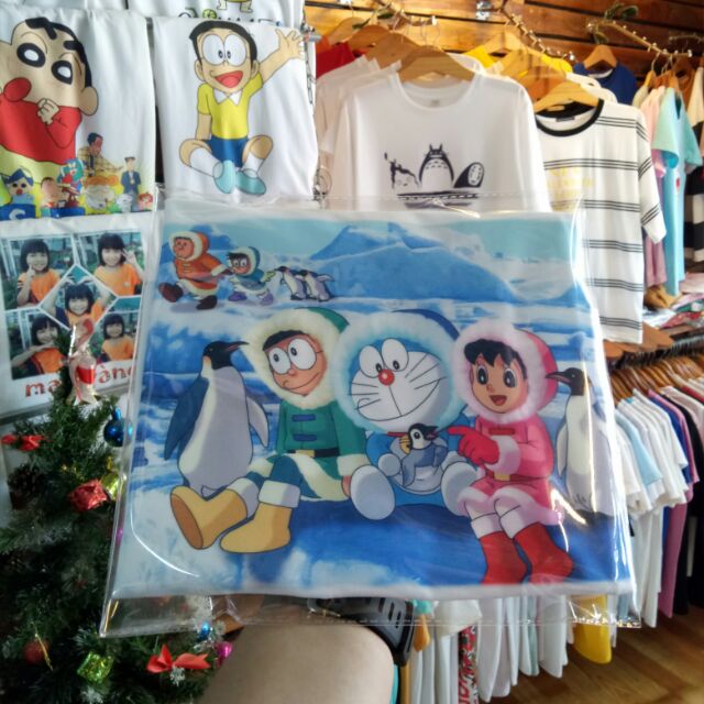 Áo Thun Doraemon Cho Bé Có Nhiều Size Vải Thái