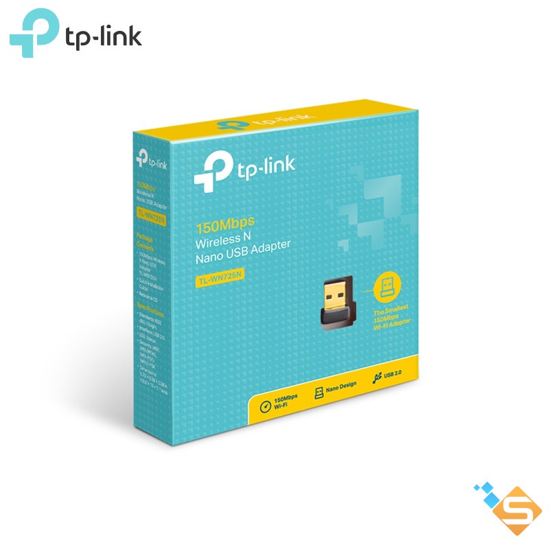 Đầu Thu USB Wi-Fi Nano Chuẩn N 300Mbps TP-LINK TL- WN725N TL-WN823N - Bảo Hành Chính Hãng 12 Tháng