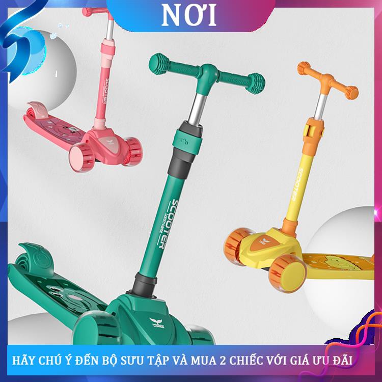 ☍Baby Scooter Xe trẻ em 1-2-3-8 tuổi, trượt em, một chân,