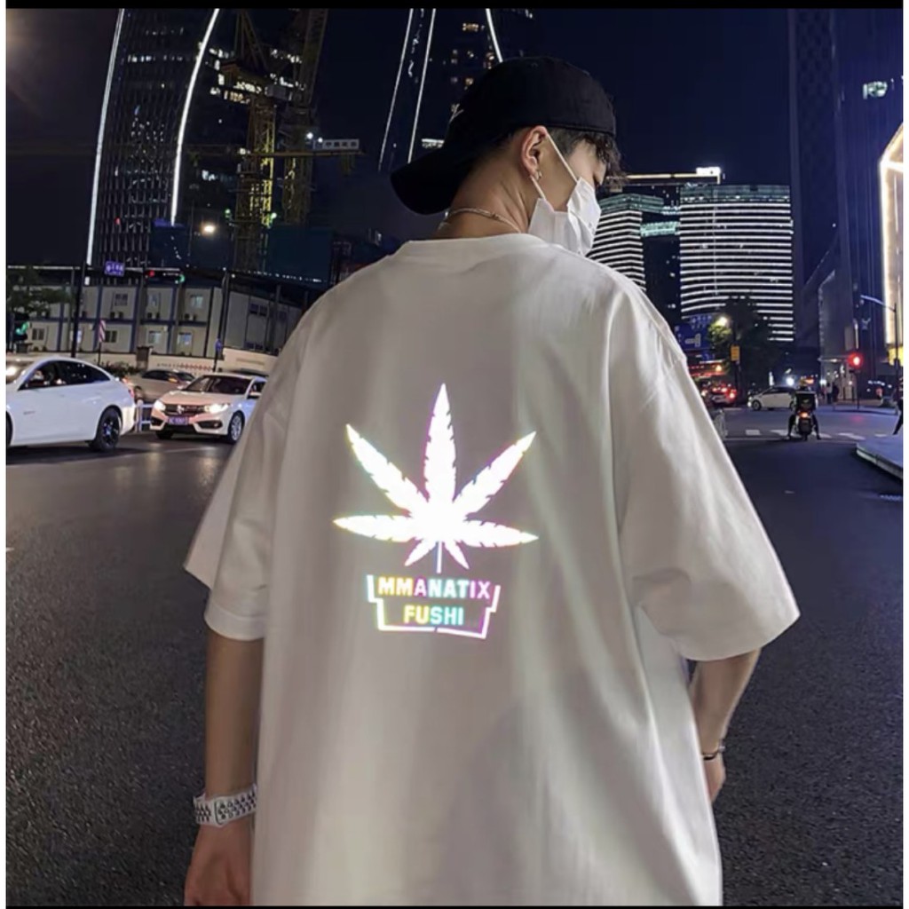 Áo thun Stee Phản quang 7 màu FUSHI LEAF CVC - Giá sỉ Unisex