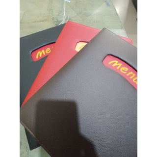 quyển menu bìa da cỡ a4
