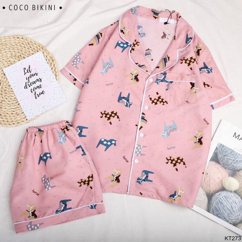 [Mã WA1606 giảm 15% đơn 99k] 𝑪𝑶𝑪𝑶 𝑩𝑰𝑲𝑰𝑵𝑰 Bộ Đồ Ngủ - Đồ Mặc Nhà Kate Thái ( KT273 ) | BigBuy360 - bigbuy360.vn