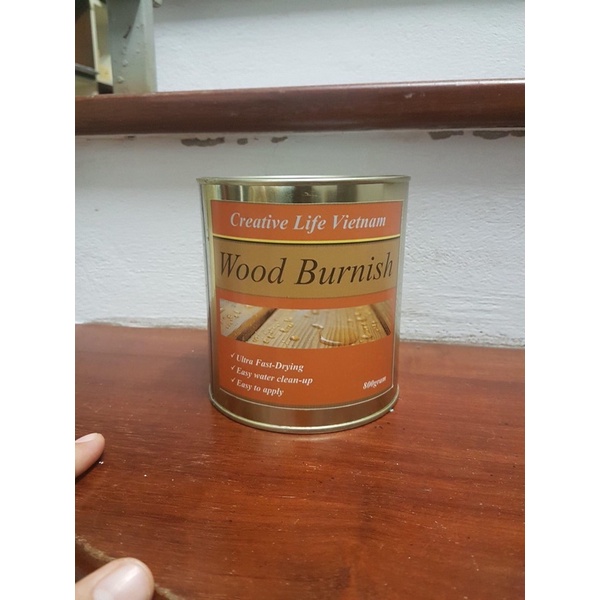 Wood Burnish 800g - Sơn phủ bóng mờ gốc dầu Creative Life Vietnam