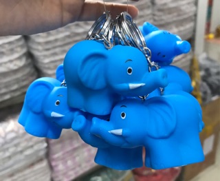 (SỈ) MÓC KHOÁ THÚ KÊU (1 chùm 10 con)
