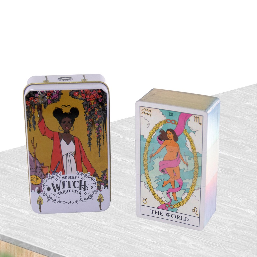 Bộ Bài Tarot 78 Lá Kèm Hộp Thiếc