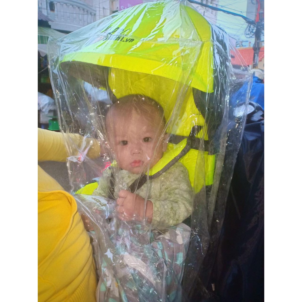 Áo mưa hình hộp Beesmart cho bé