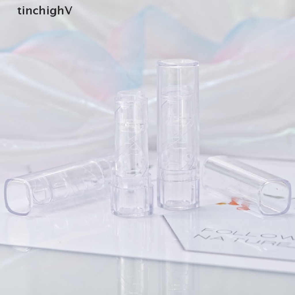 Set 5 Ống Rỗng Trong Suốt Đựng Son Dưỡng Môi