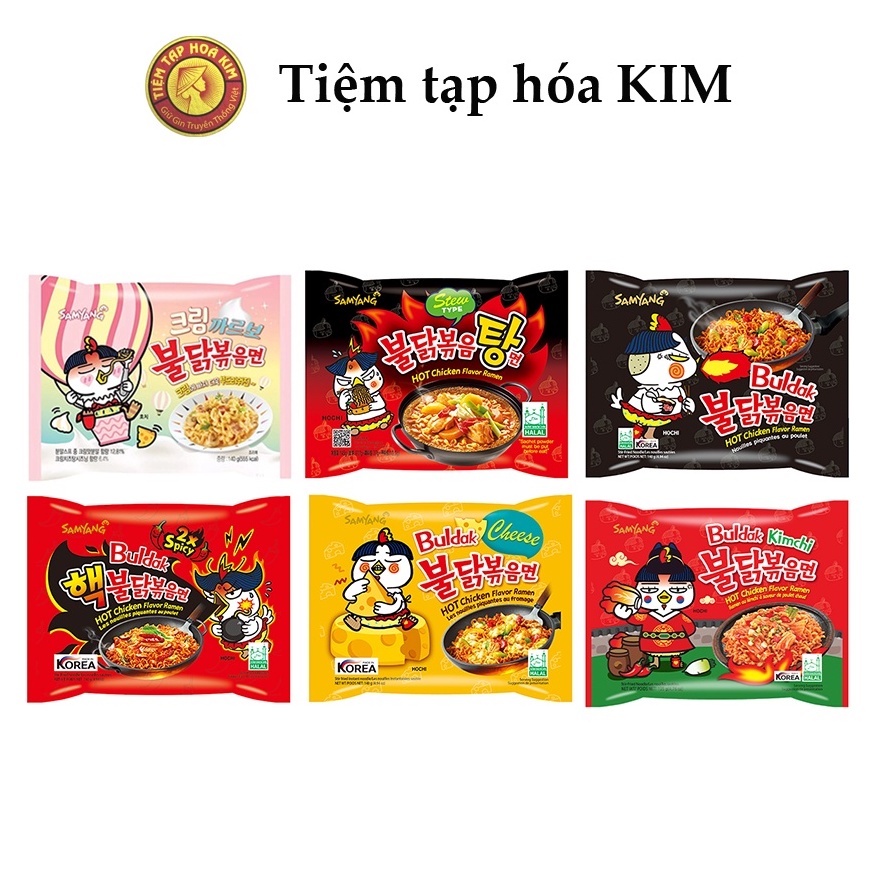 Mì cay Samyang đủ vị