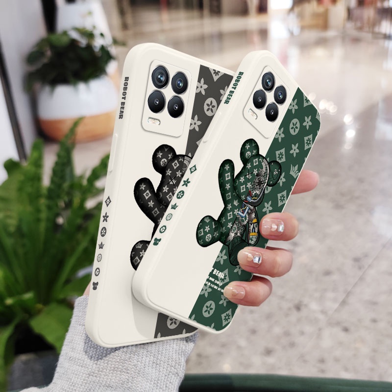 Ốp Điện Thoại Silicon Dẻo In Hình Gấu Đẹp Mắt Cho Realme 8 8i Pro 4G 5G