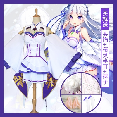Bộ Tóc Giả Hóa Trang Nhân Vật emilia Trong relife in a different world from zero
