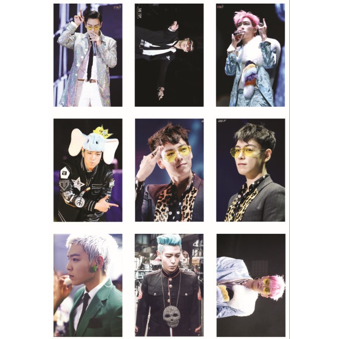 Lomo card ảnh thành viên BIGBANG TOP full 54 ảnh