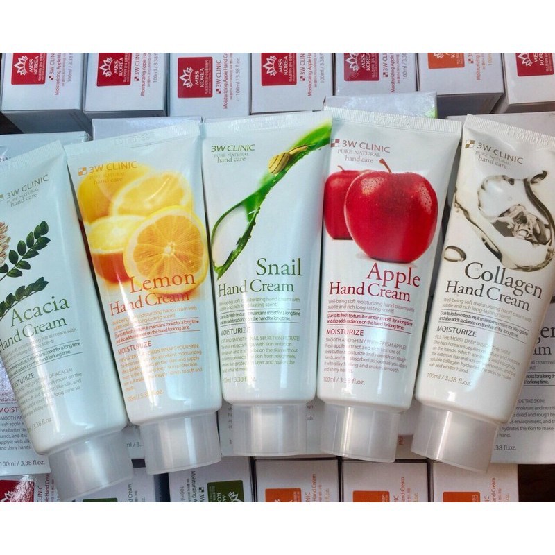 Kem Dưỡng Da Tay 3W Clinic Hand Cream Hàn Quốc 100ml | BigBuy360 - bigbuy360.vn