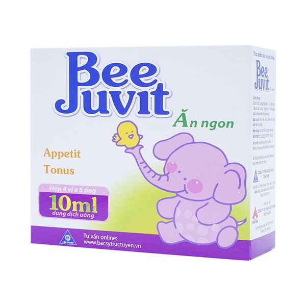 HÀNG CHÍNH HÃNG Siro Beejuvit Ăn Ngon (Hộp 20 ống) [Bee juvit]