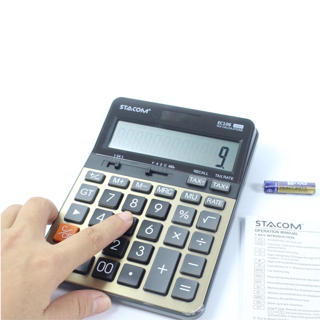 Máy tính cầm tay văn phòng Stacom 12 số EC106