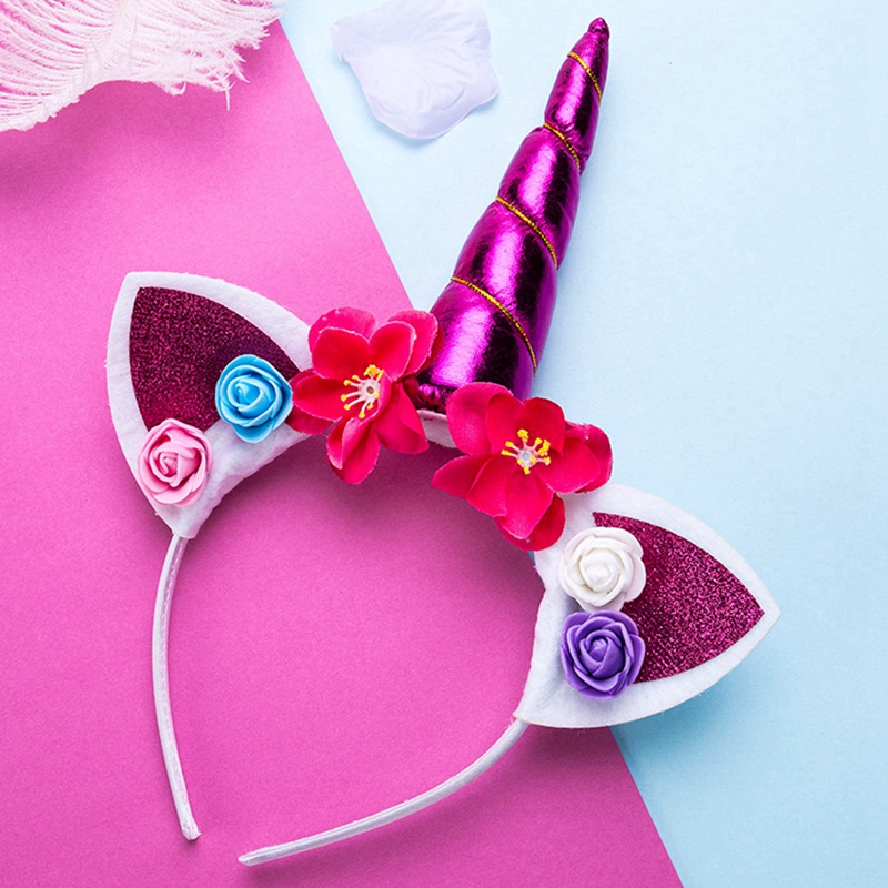 Băng đô tai mèo KIDSBOWS đính hoa dễ thương cho bé