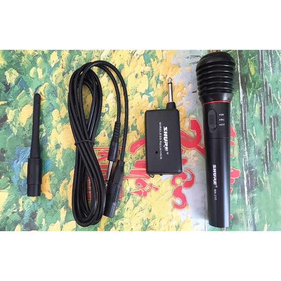 [Giá rẻ] Micro Karaoke SHURE MA-210 Không Dây