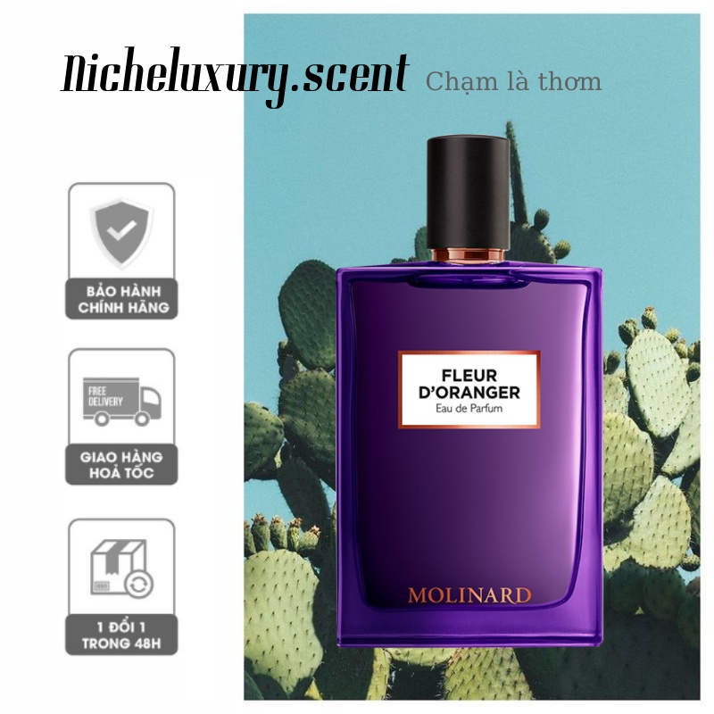 🅽🅸🅲🅷🅴 - Nước hoa Fleur D’Oranger By ᴍᴏʟɪɴᴀʀᴅ - 10ml