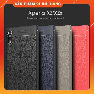Ốp lưng Sony XZ,XZs Silicon dẻo giả da chính hãng Auto Focus Cao Cấp A+
