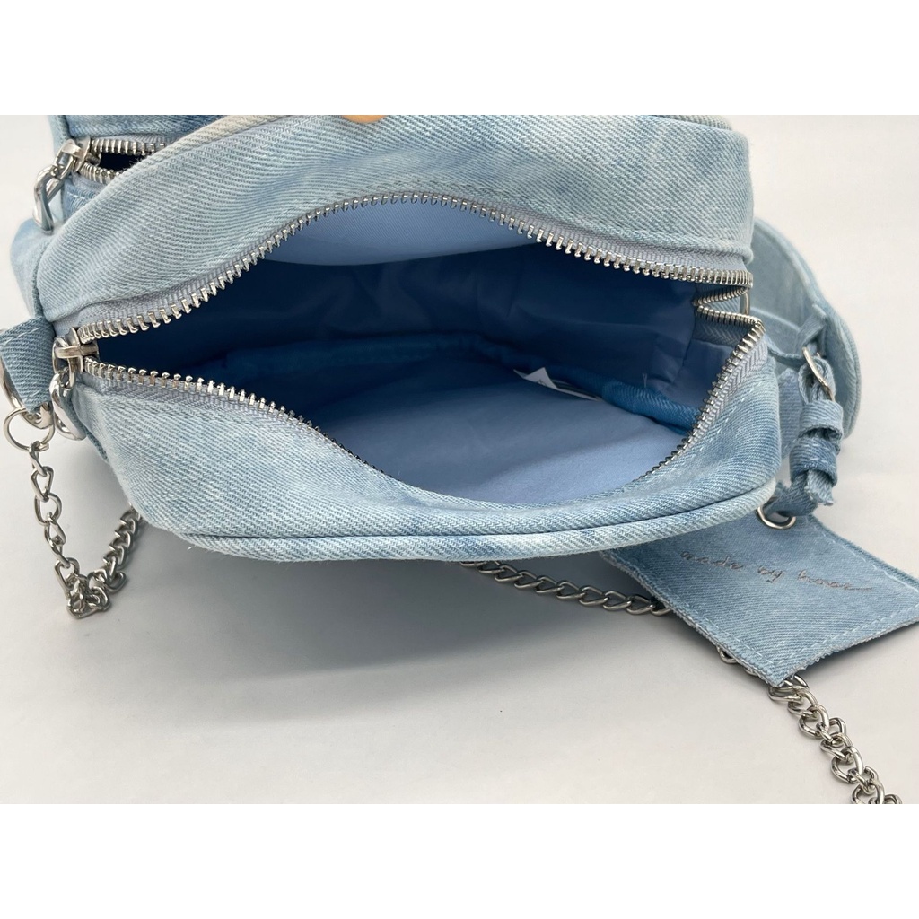 Ba Lô Denim Nhuộm Màu Thời Trang Hàn Quốc
