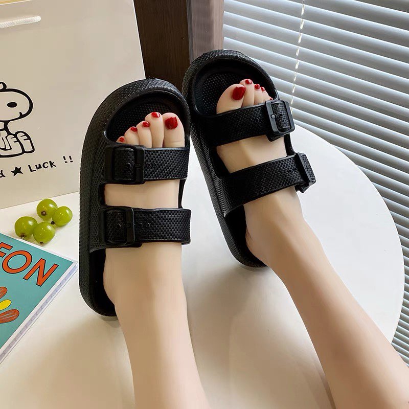 Dép bánh mì đúc 2 quai