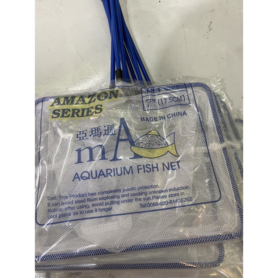 Vợt lưới trắng vuông vớt cá nhiều size | vợt vuông phù hợp các loại cá,tép : betta, guppy, cá mún, các loại cá thủy sinh