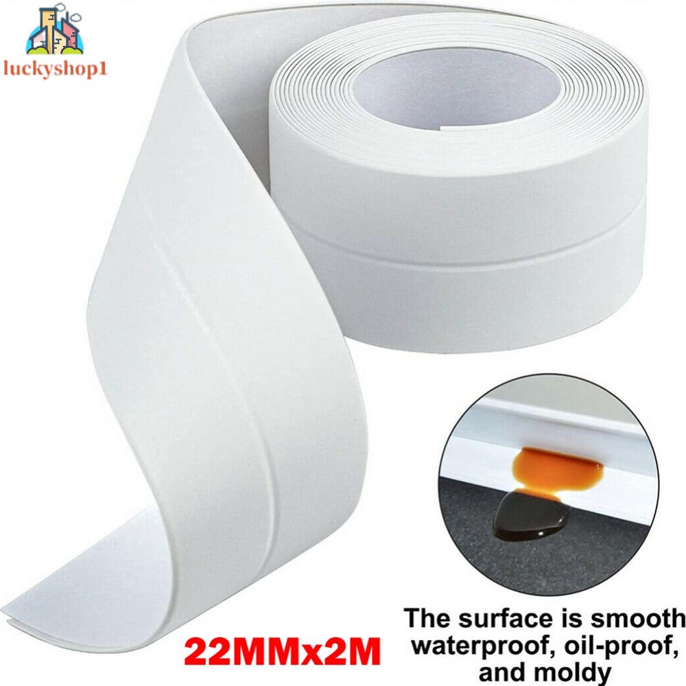 Dải Niêm Phong PVC Chống Thấm Nước Chống Nấm Mốc Kích Thước 2M * 22mm Dành Cho Nhà Tắm