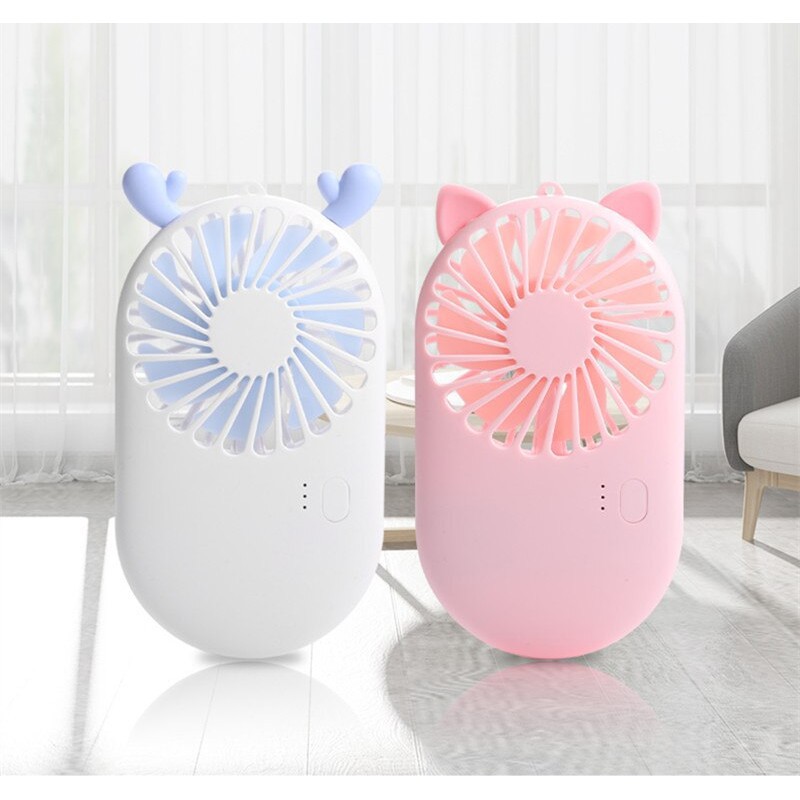 FREESHIP] Quạt Cầm Tay Mini, Sạc USB Dễ Thương 7 Cánh Pocket Fan Có Chân đế | BigBuy360 - bigbuy360.vn