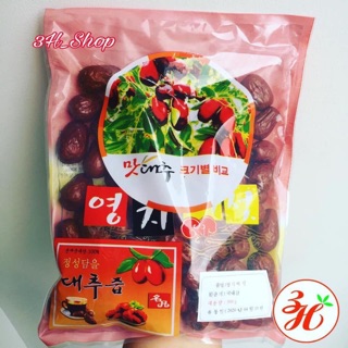 Táo đỏ Hàn Quốc túi 500g - xách tay Hàn Quốc date 2020