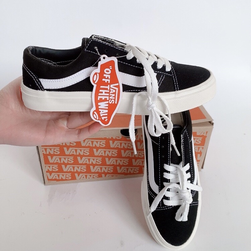 Giày sneaker 𝐕𝐀𝐍𝐒 OLD SKOOL MÀU ĐEN Giày thể thao nam nữ [ Full box bill ]
