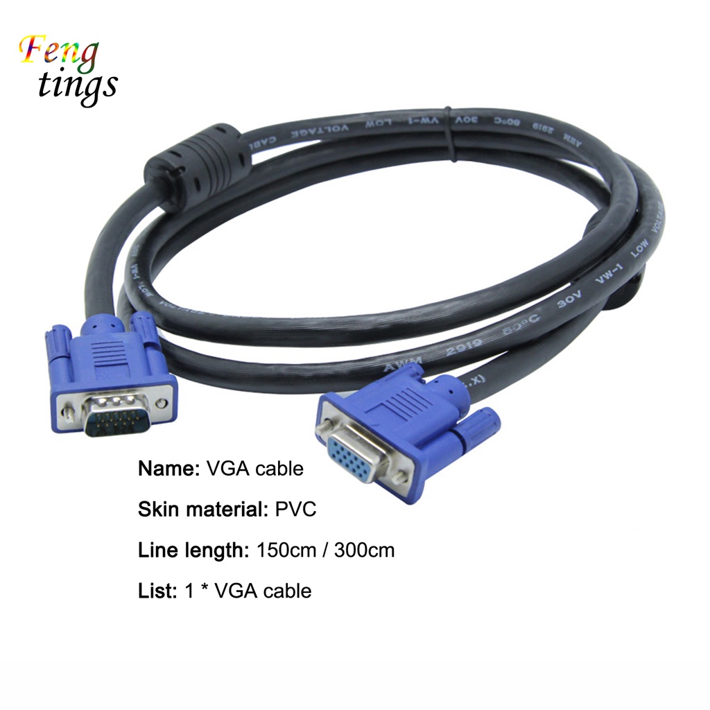 Dây Cáp Nối Dài Chuyển Đổi Vga Tốc Độ Cao Cho Máy Tính | BigBuy360 - bigbuy360.vn