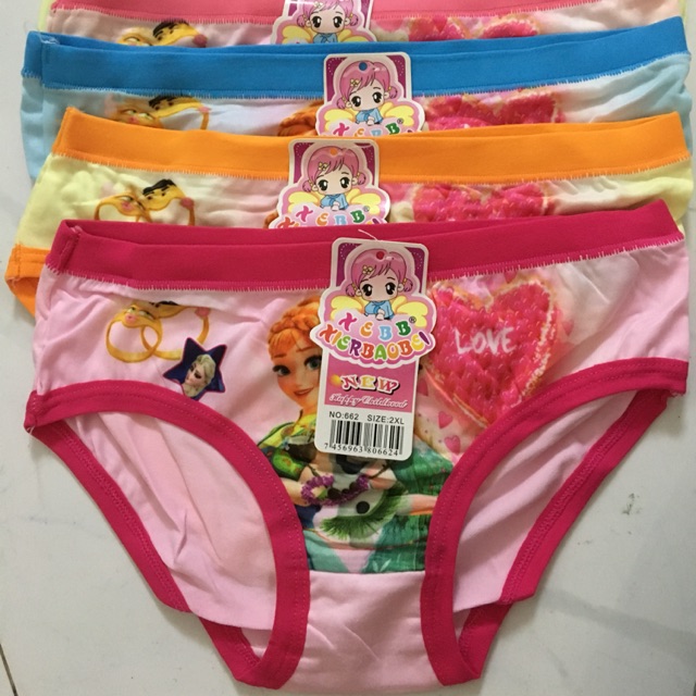 Combo 5 quần chip tam giác bé gái