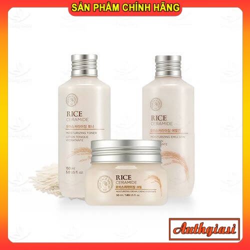 Dưỡng gạo The Face Shop Rice Ceramide Moisture TFS NHH tái tạo làn da khỏe mạnh 150ml