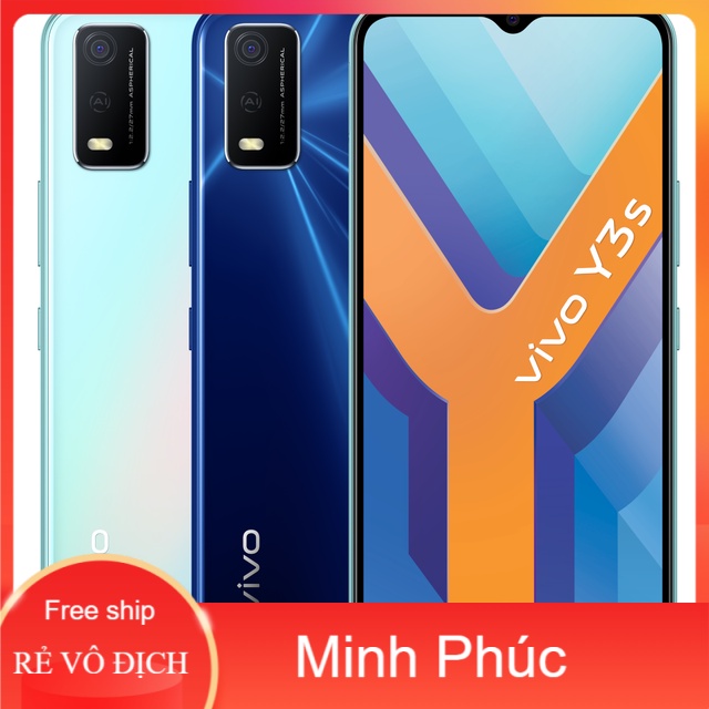 [Mã 267ELSALE hoàn 7% đơn 300K] Điện thoại Vivo Y3s (2GB + 32GB) - Hàng Chính Hãng