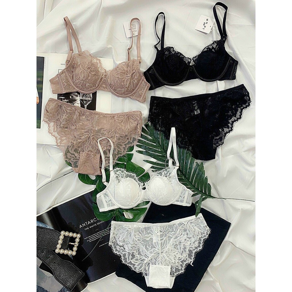 BỘ ĐỒ LÓT NỮ SEXY CÓ GỌNG KHÔNG MÚT ĐỆM MÃ: 8198 | BigBuy360 - bigbuy360.vn