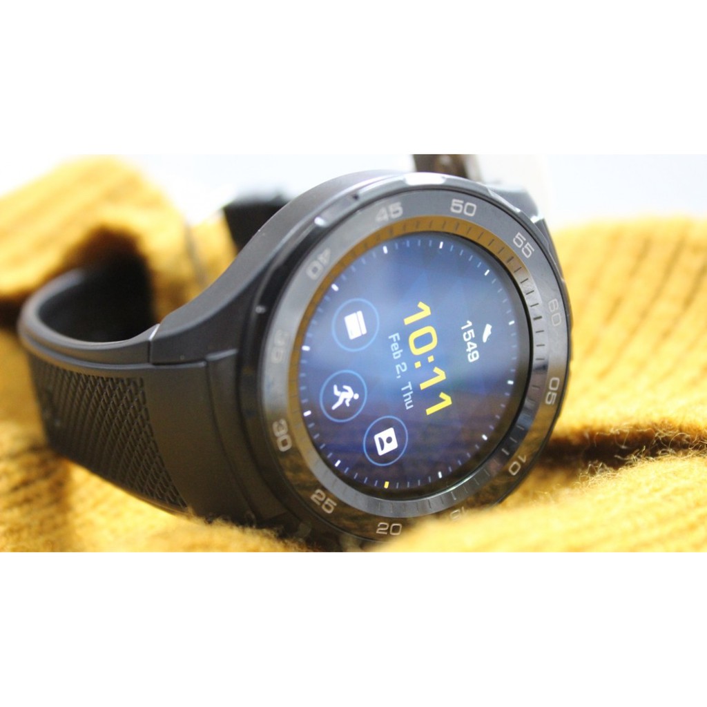 ĐỒNG HỒ THÔNG MINH HUAWEI WATCH 2 (bản sport black) - Hàng chính hãng HUAWEI VIỆT NAM