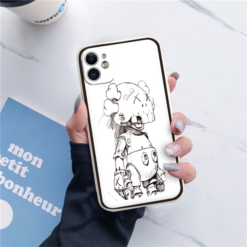 Ốp iphone cạnh vuông BE.aric.k đáng thương cho ip 6/8/7/plus/x/xr/xsmax/12 pro max/11pro max/13 pro max-nt067