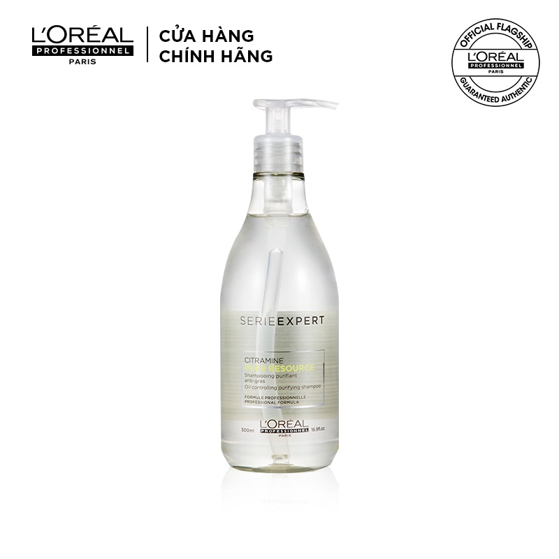 [HÀNG TẶNG KHÔNG BÁN] Dầu gội chăm sóc da đầu nhờn L'Oréal Professionnel Serie Expert Pure Resource 500ml