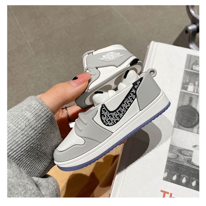 Case Airpod 1/2/pro Hình Giày Xám